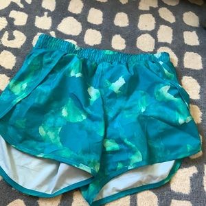 all in motion teal shorts